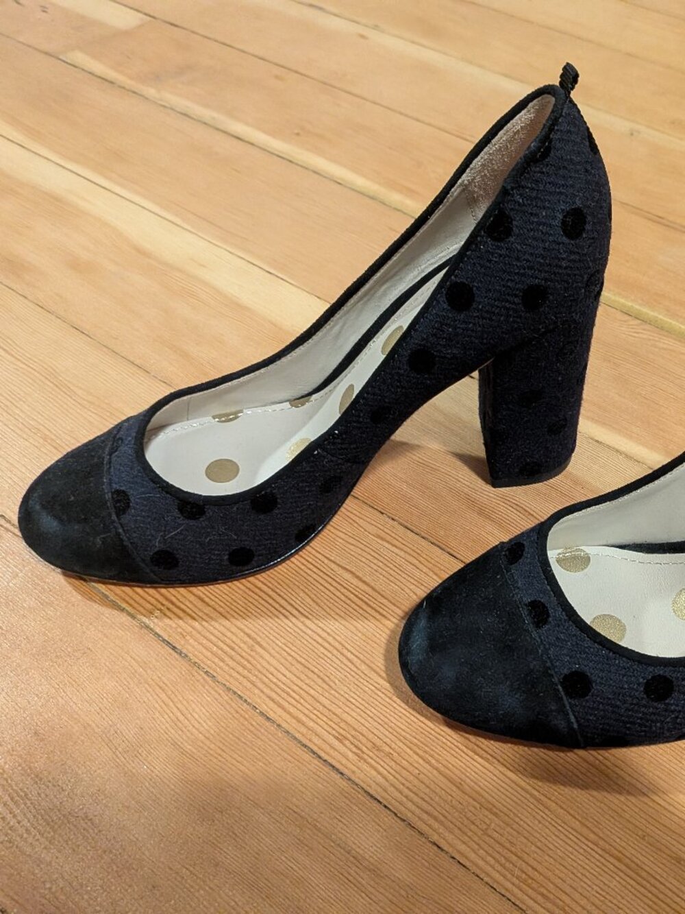 Boden Lisbeth Polka Dot Heels
